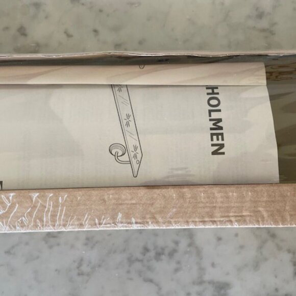 IKEA Lillholmen Etched Floral Glass Wall Shelf Discontinued - Picture 11 of 13